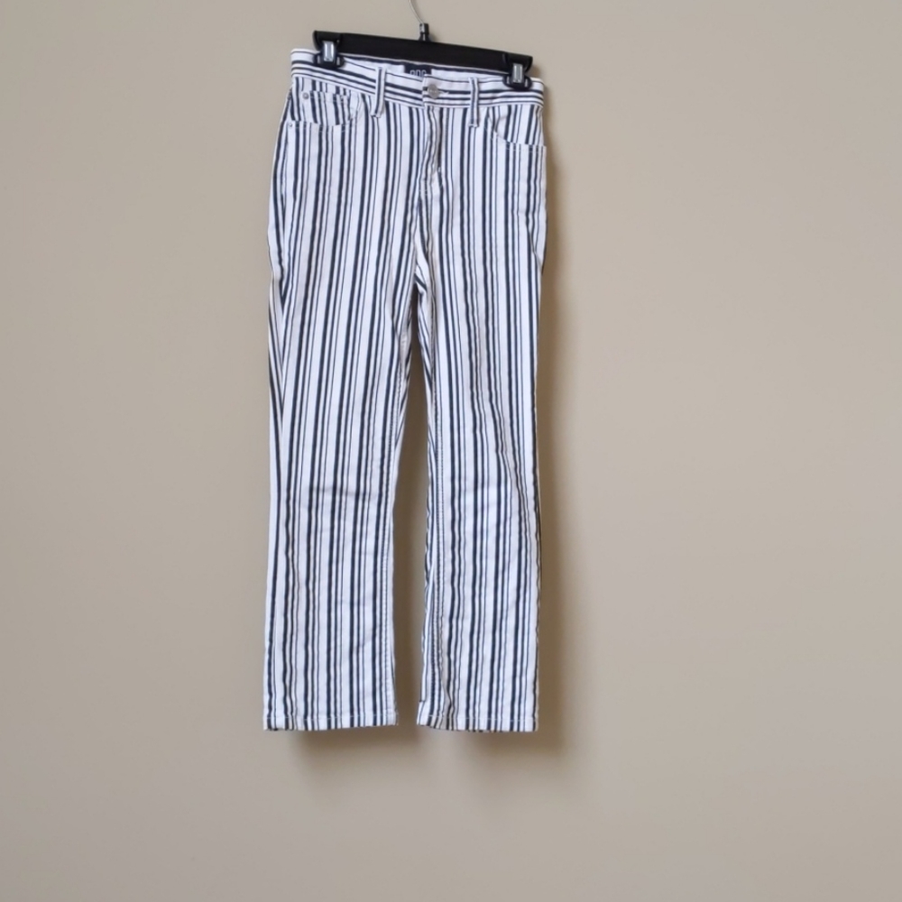 Urban Outfitters BDG Striped Cropped Jeans